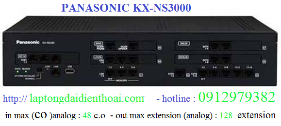 Lắp tổng đài nội bộPanasonic kx-ns300 cho nhà nghỉ