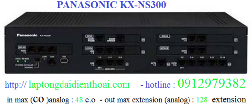 Lắp tổng đài điện thoại nội bộ panasonic kx-ns300